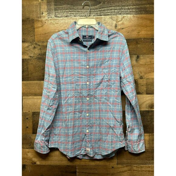 Vineyard Vines Men's Classic Fit Murray Long Sleeve‎ Button Up Size Medium - Picture 1 of 3
